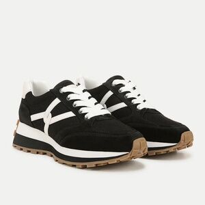 Veronica Beard Black and White Valentina Sneaker Size 10